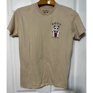 Riot Society Lucky Skull Cat‎ T Shirt Men's Medium Graphic Tee